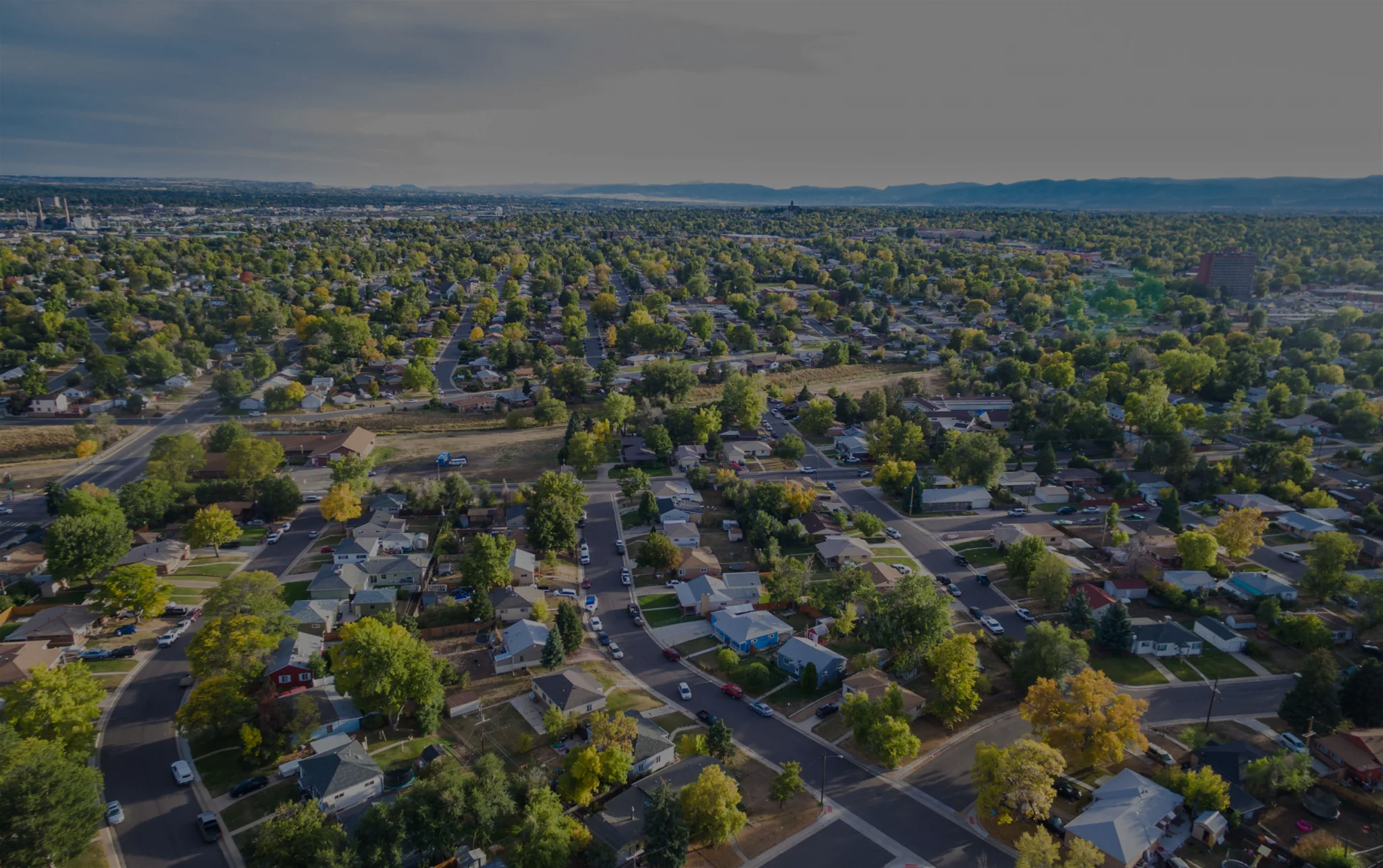 Euclid Mortgage Home - slider image aerial of community