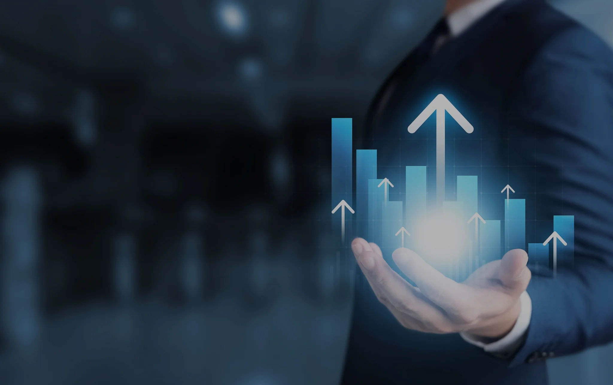 Euclid Mortgage Home - slider image business man with chart